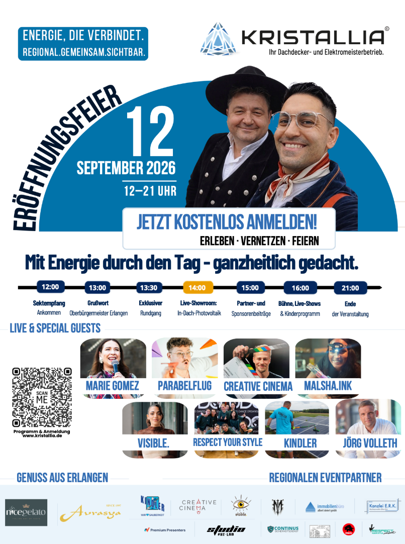 Kristallia Einladung Erlangen